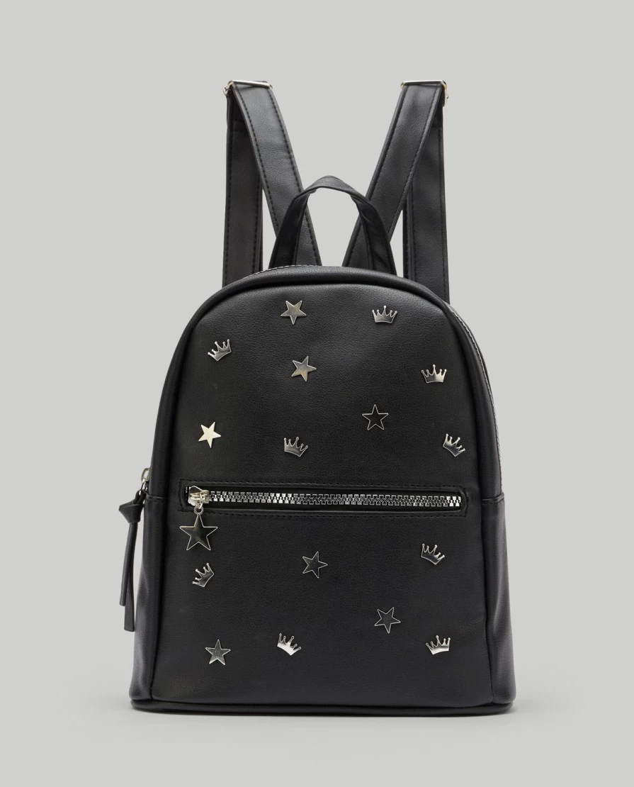 Blukids Kids Faux Leather Backpack for School, Durable Lightweight Water-Resistant Children's Backpack