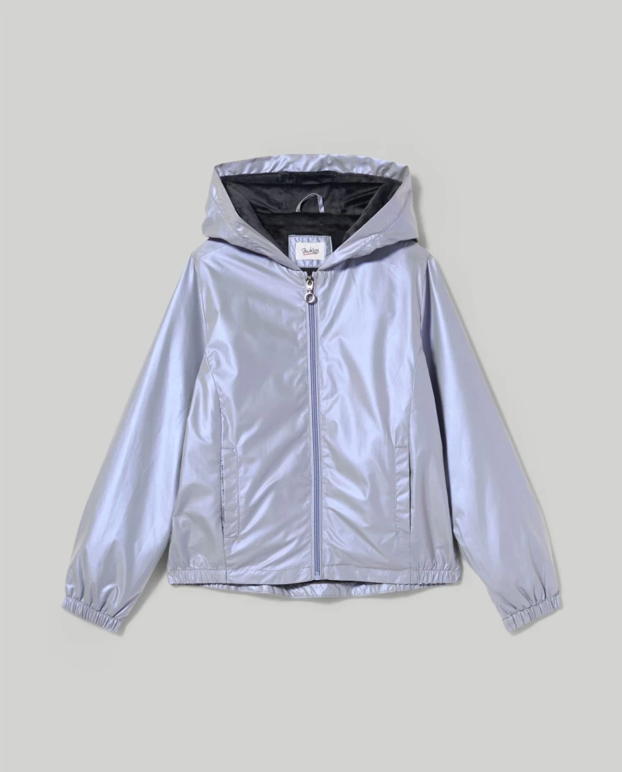 Blukids Youth Pearl Effect Hooded Jacket for Girls