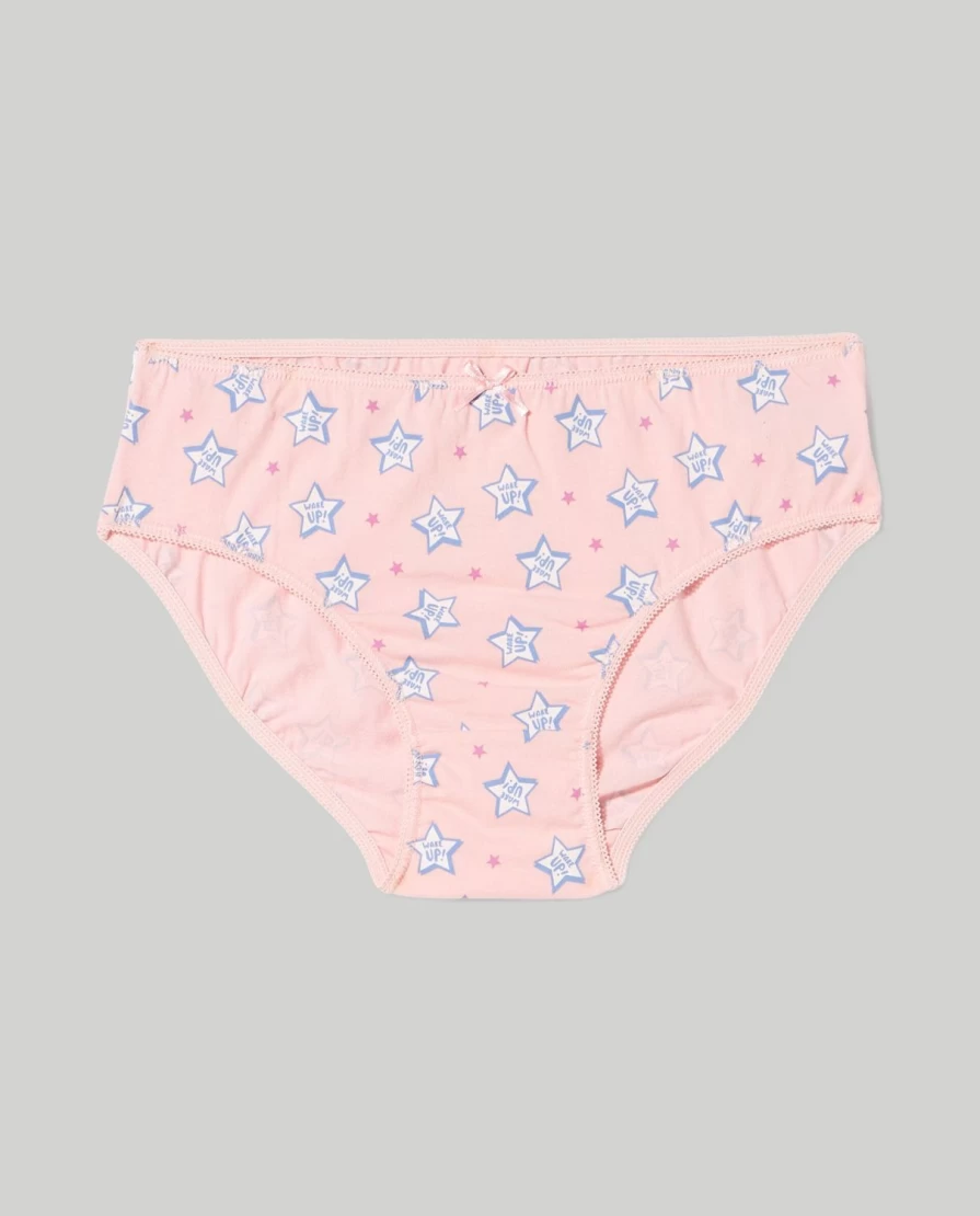 Blukids Youth Girls' Cotton Underwear Pack of 5 - Soft Comfort Briefs for Kids