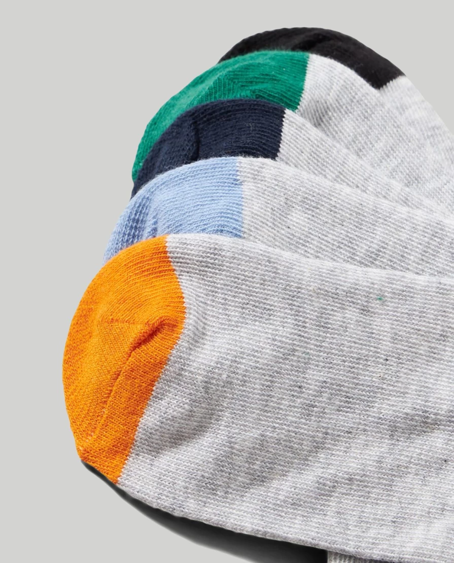 "Blukids 5-Pack Soft Cotton Blend Socks for Kids – Comfortable & Durable Children's Socks"