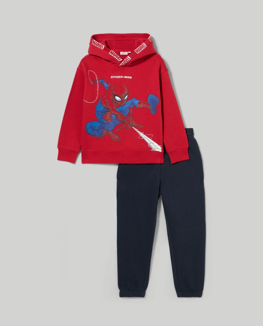 Blukids Marvel Superhero Jogging Set for Kids - Boys & Girls Athletic Running Outfit