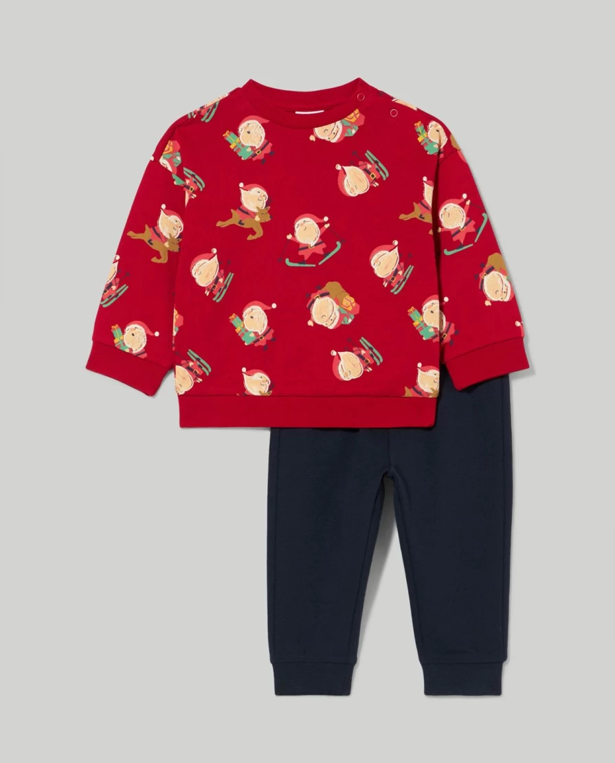Blukids Pure Cotton Newborn Jogging Set - Soft & Comfortable Baby Outfit for 0-3 Months