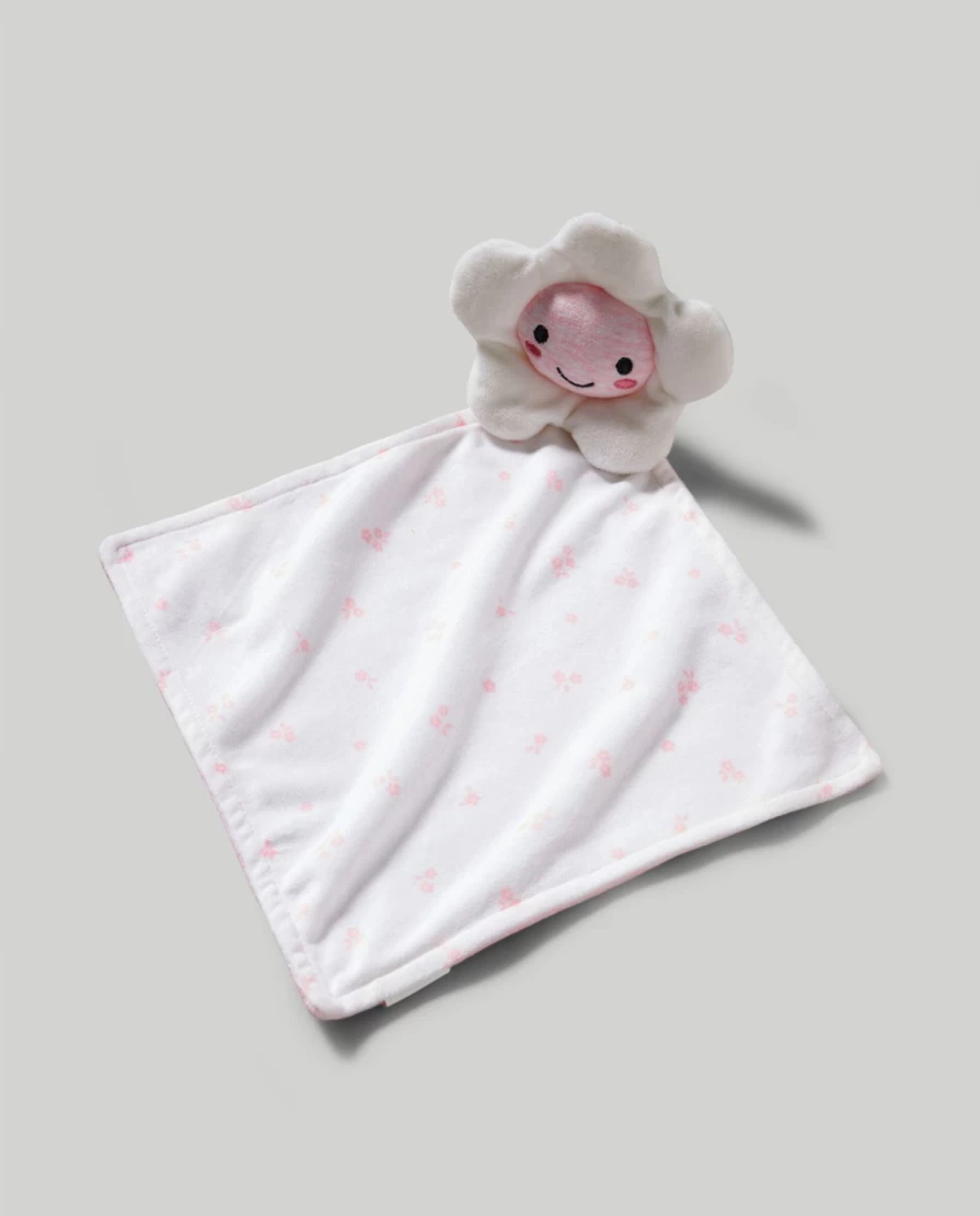 Blukids Soft Chenille Doudou Plush Toy for Newborns and Babies - Cozy Comfort Blanket