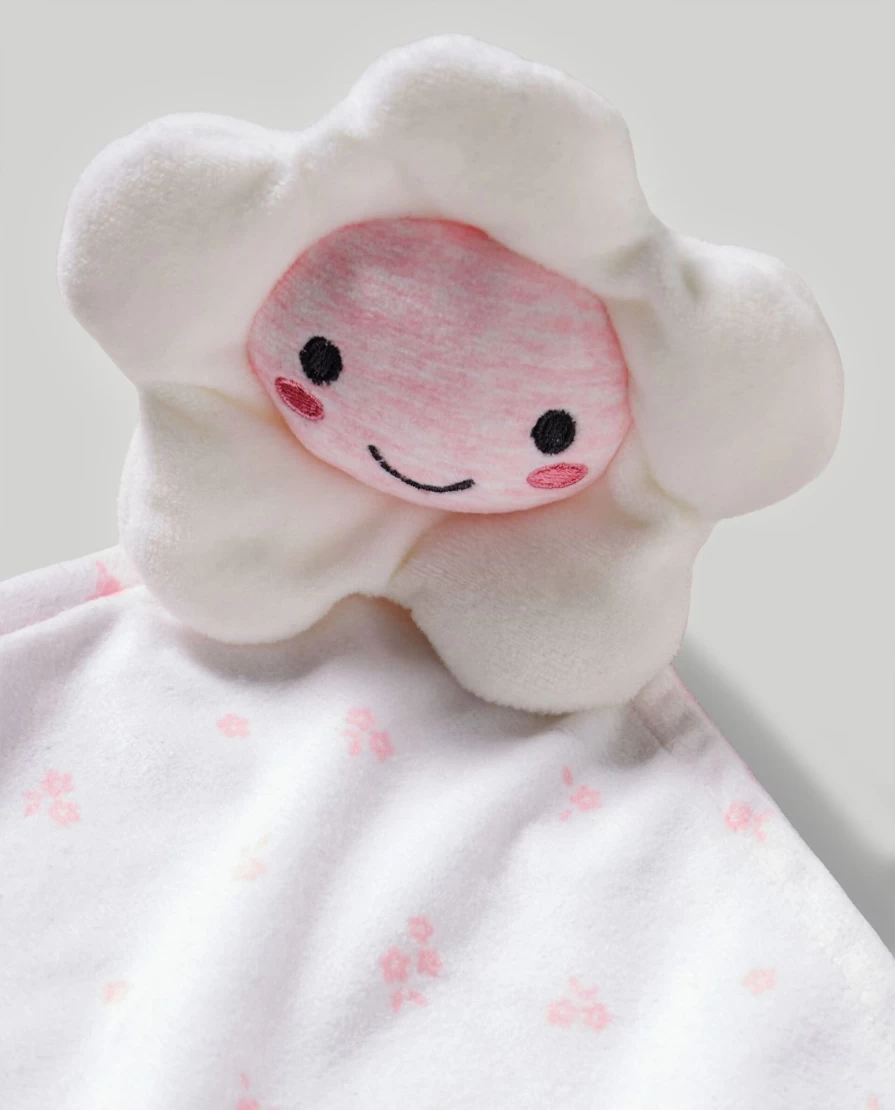 Blukids Soft Chenille Doudou Plush Toy for Newborns and Babies - Cozy Comfort Blanket