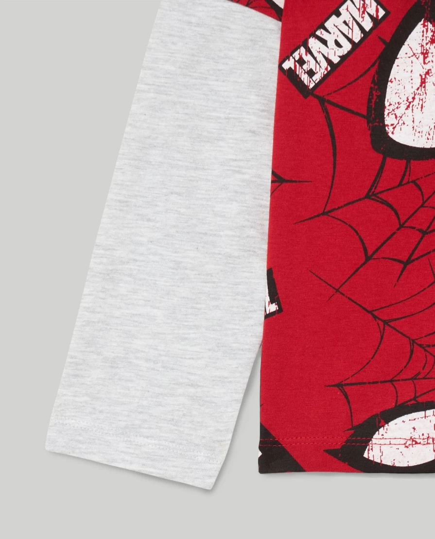 Blukids Marvel Superhero Long Sleeve T-Shirt for Kids - Boys' Graphic Tee Children's Cotton Top