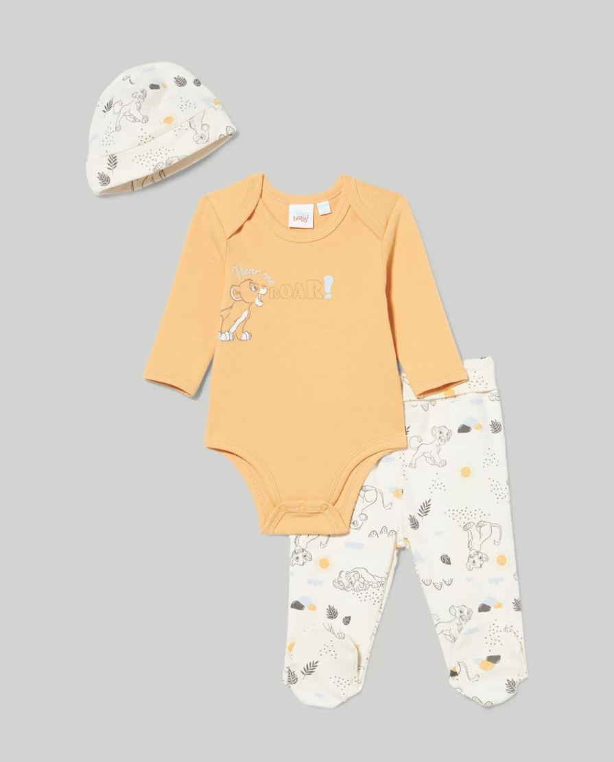 Blukids 100% Pure Cotton 3-Piece Baby Gift Set for Newborns - Soft & Comfortable