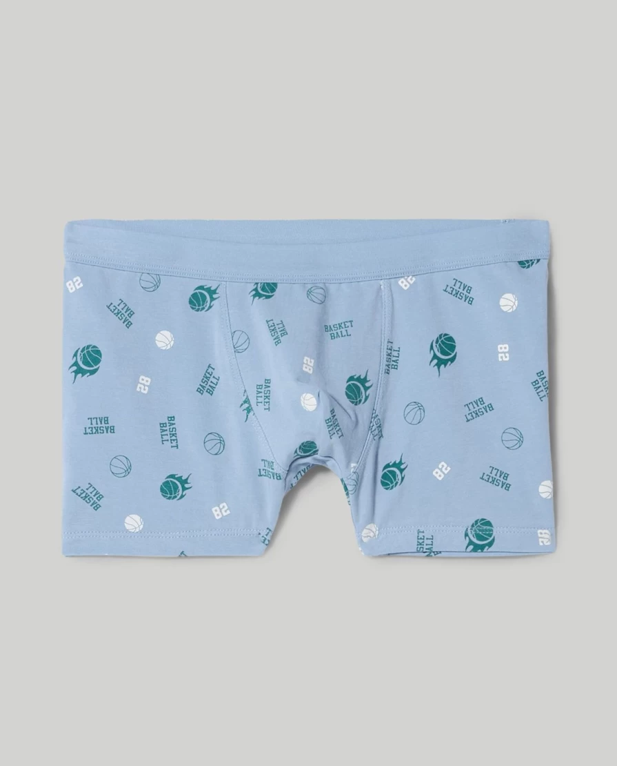 Blukids Youth 5-Pack Stretch Cotton Boys Boxer Briefs Underwear