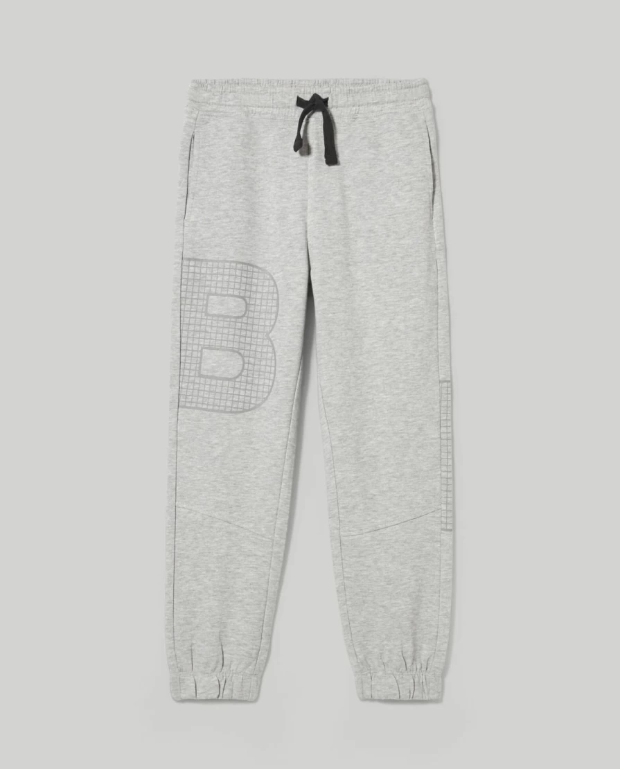 "Blukids Youth Boys' Melange Cotton Joggers - Comfortable Casual Pants"