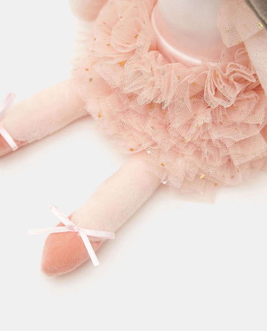 Blukids Soft Plush Ballerina Dance Game Toy for Kids - Interactive Ballet Play Set for Children