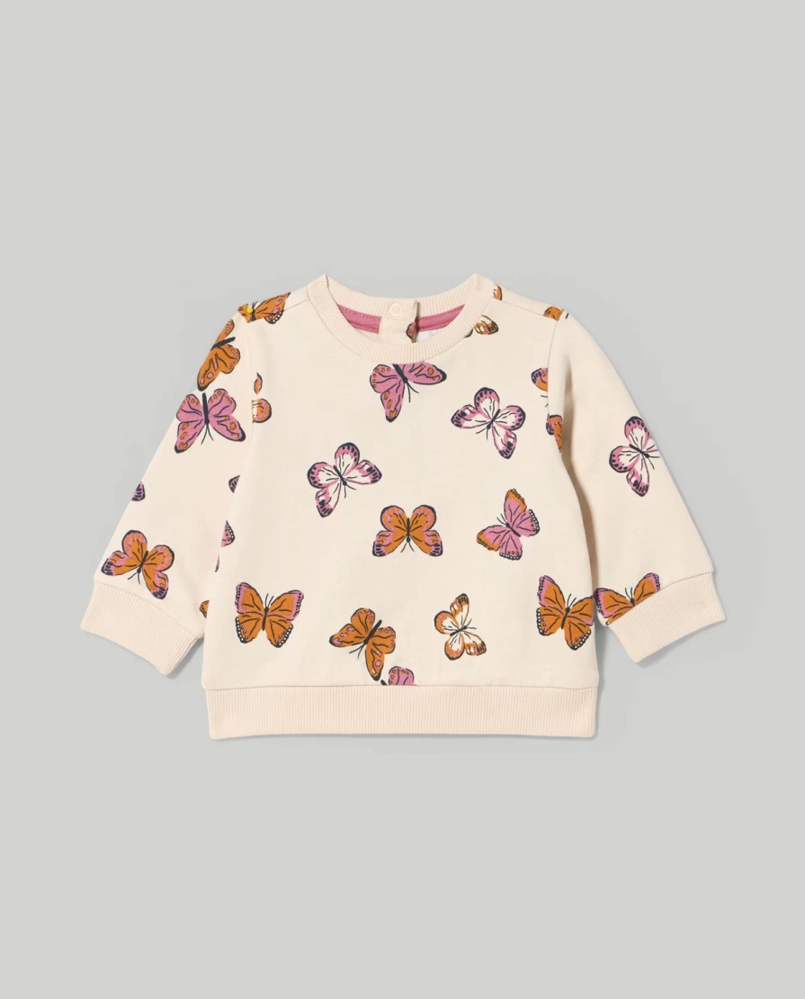 Blukids Newborn Baby Boys & Girls Pure Cotton Sweatshirt - Soft & Comfortable