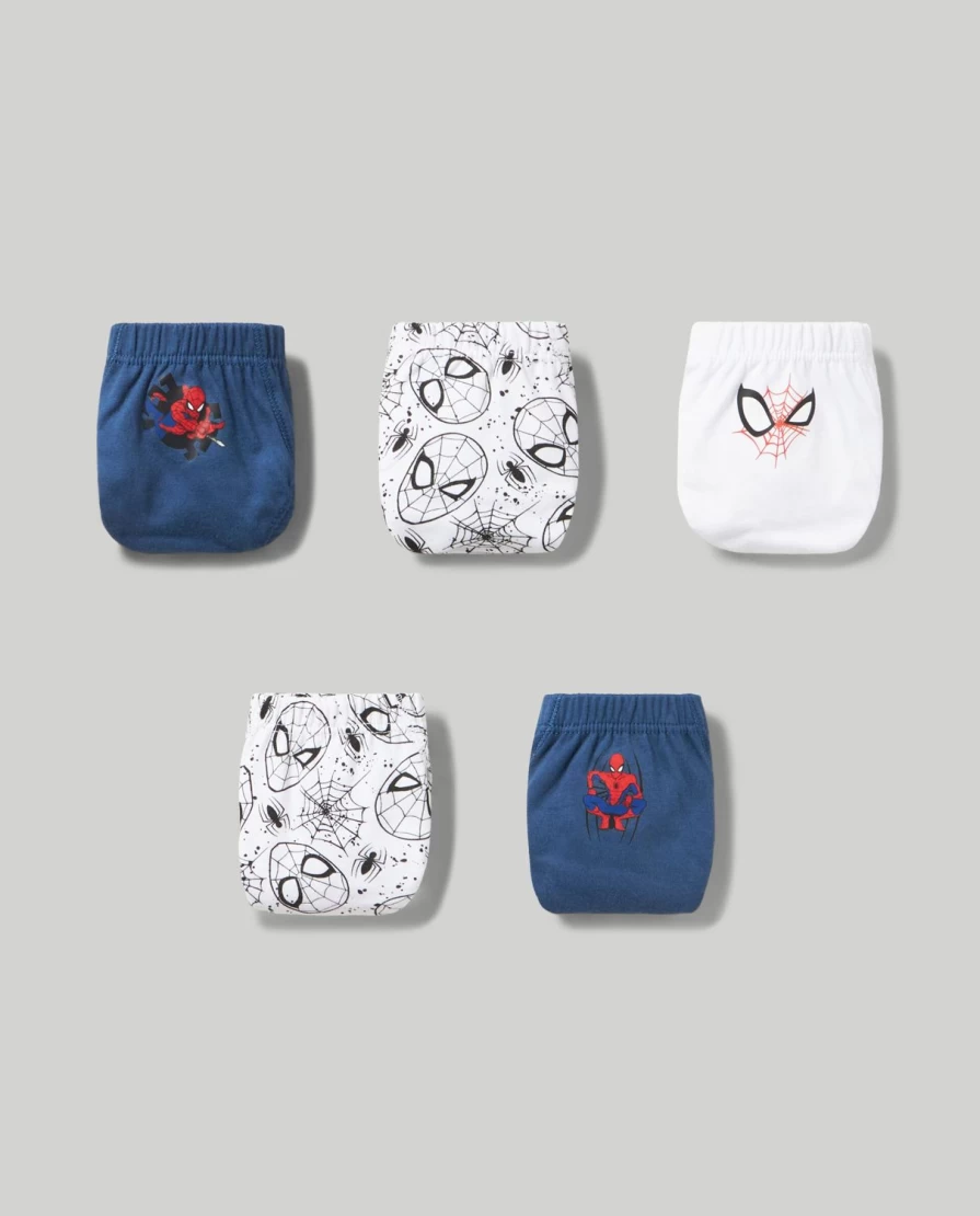 "Blukids 5-Pack Soft Pure Cotton Underwear for Kids – Comfortable Boys & Girls Briefs"