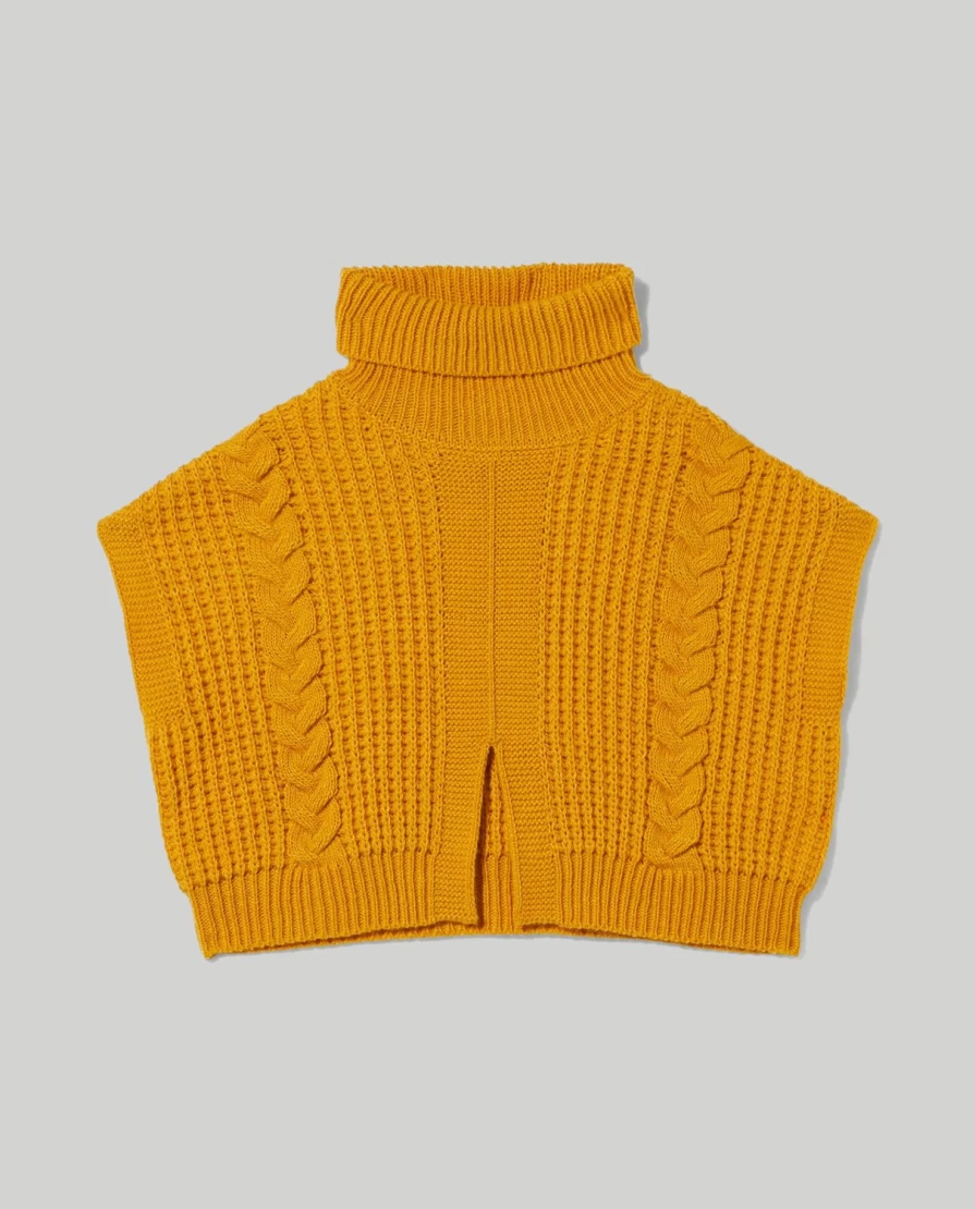 Blukids Youth Girls' High Neck Tricot Vest for Stylish Comfort