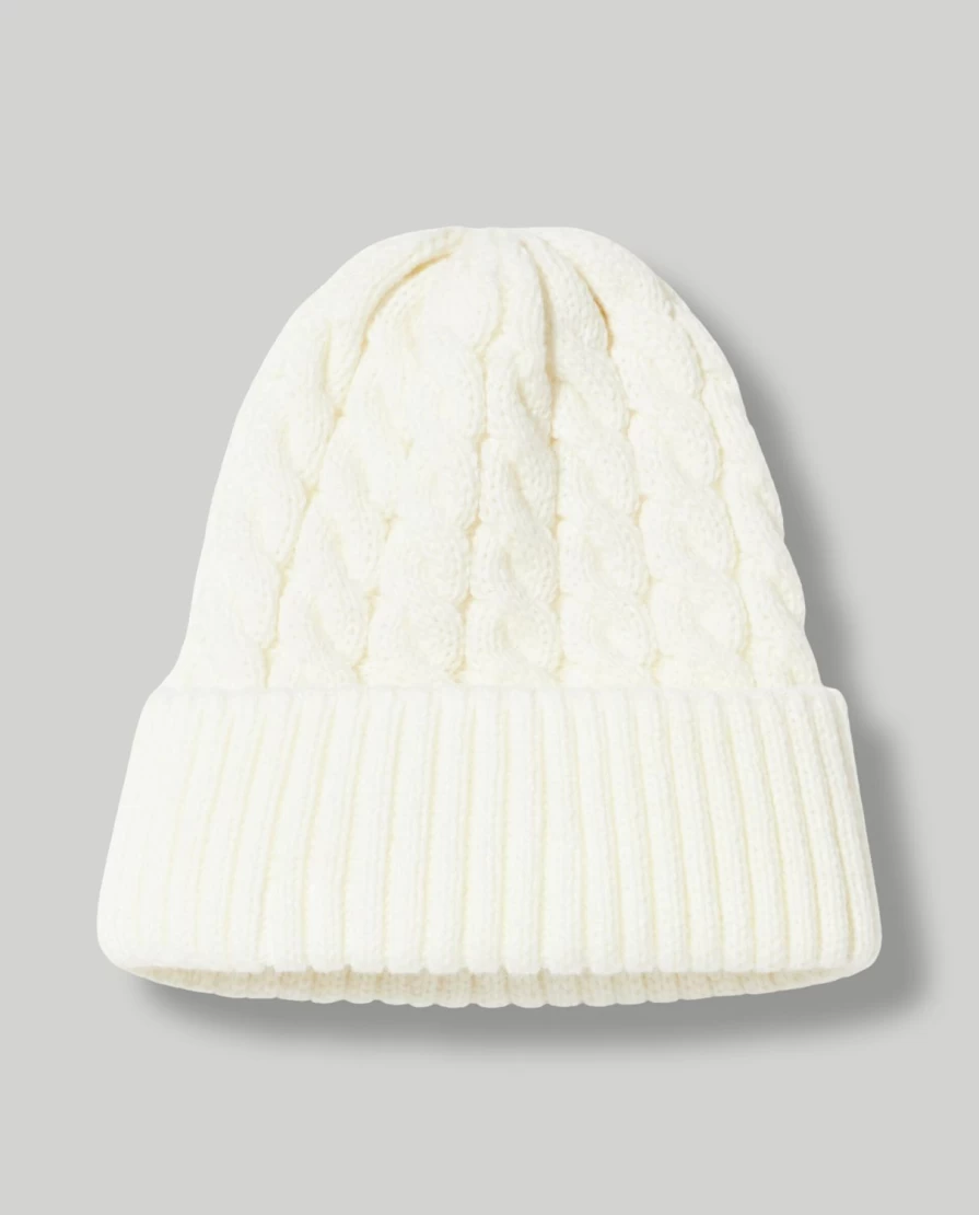 Blukids Children's Braided Knitted Beanie - Soft Winter Hat for Kids