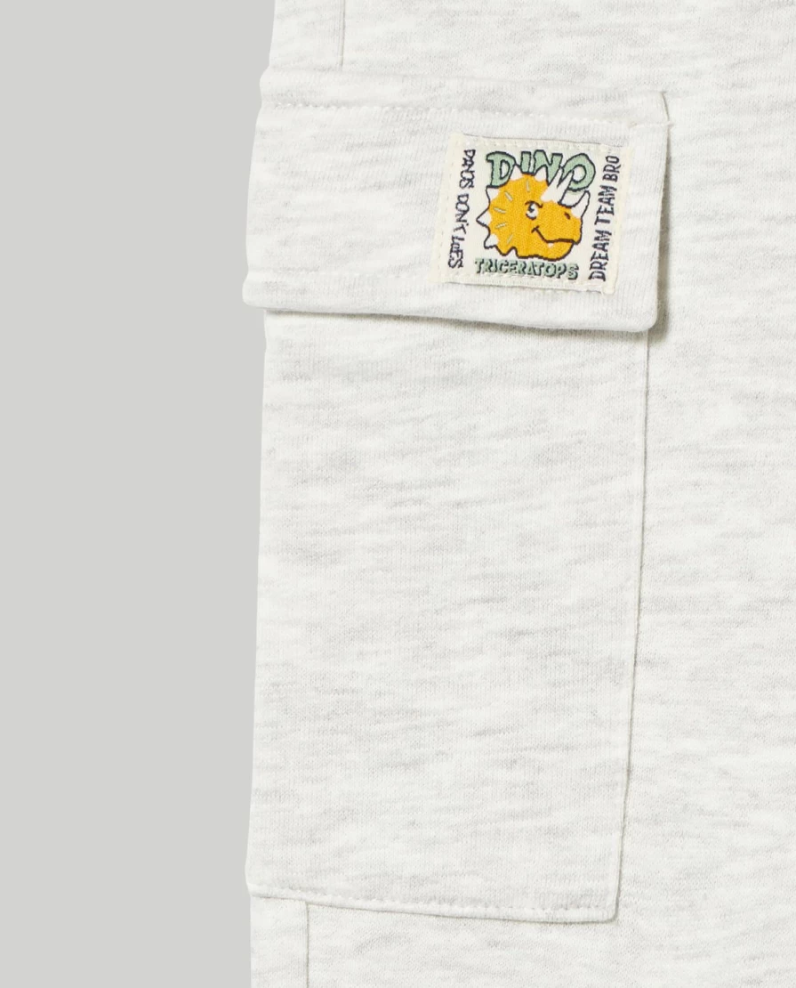 "Blukids Pure Cotton Melange Joggers for Kids – Comfortable Children's Casual Pants"