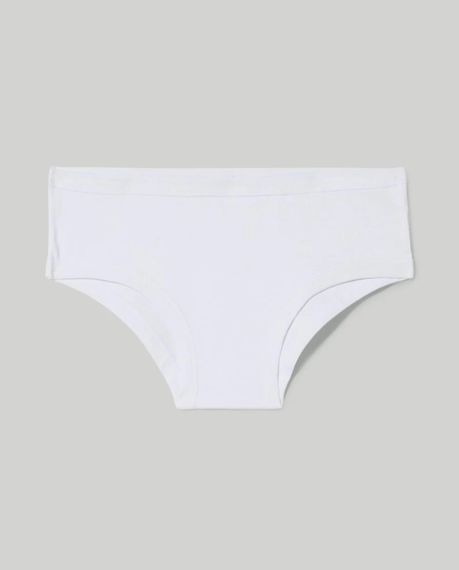 Blukids Youth Girls' Cotton Stretch Briefs - Pack of 3 Comfy Underwear