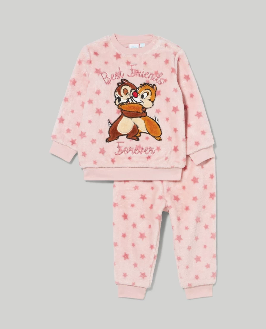 Blukids Newborn Baby Girl Coral Fleece Pajamas - Soft & Cozy Sleepwear