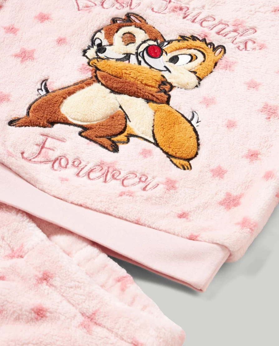 Blukids Newborn Baby Girl Coral Fleece Pajamas - Soft & Cozy Sleepwear