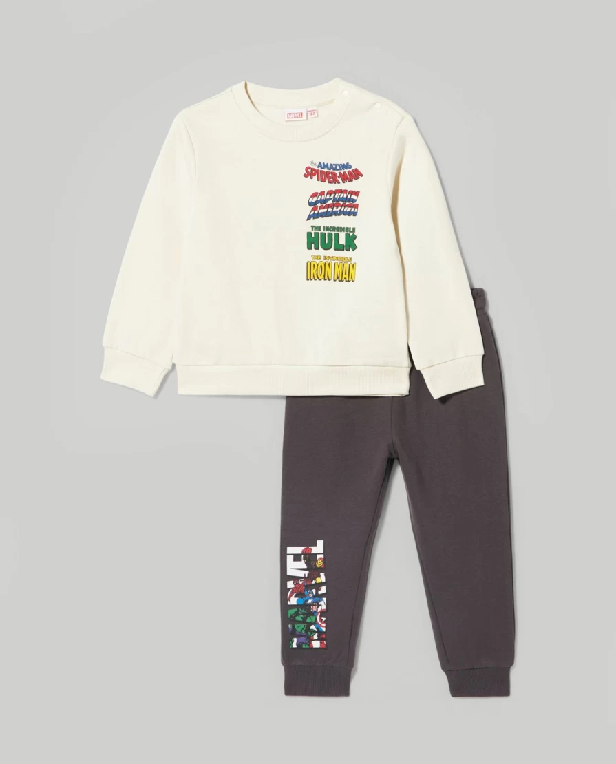 Blukids Newborn Baby Cotton Stretch Jogging Outfit Set - Soft Comfortable Unisex Infant Activewear