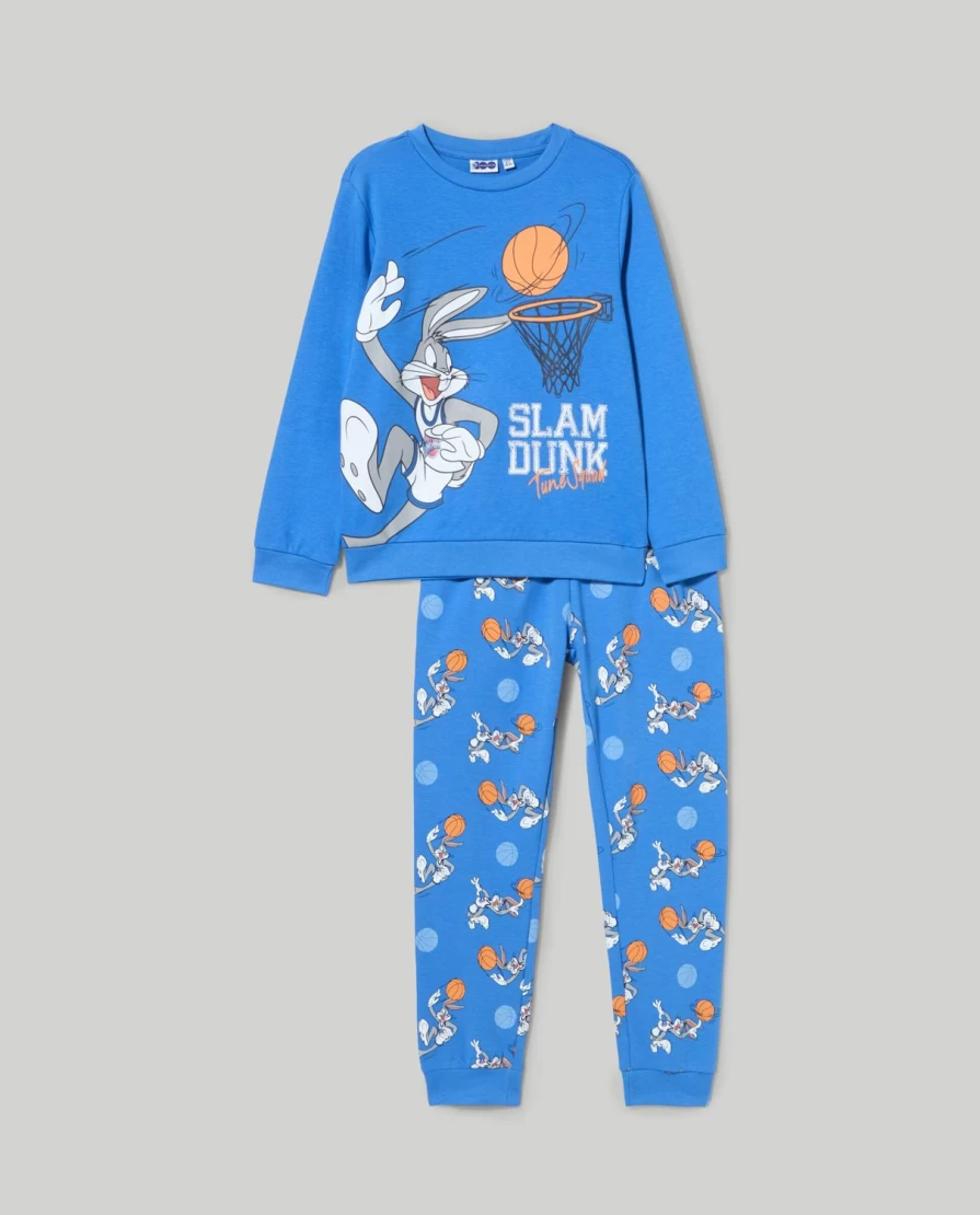 "Blukids Warm Cotton Long Pajamas for Children – Cozy Boys’ Nightwear"