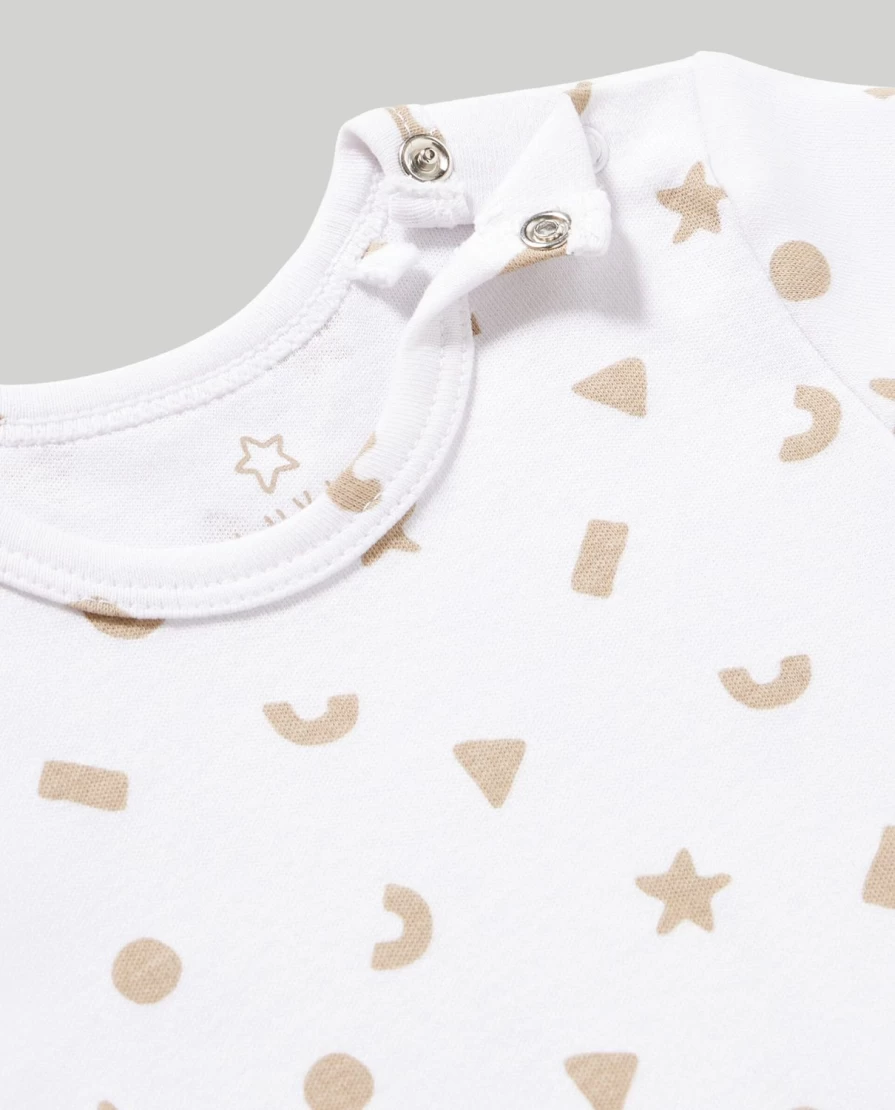 Blukids Baby Bodysuit 100% Cotton Printed Onesie for Newborns and Infants