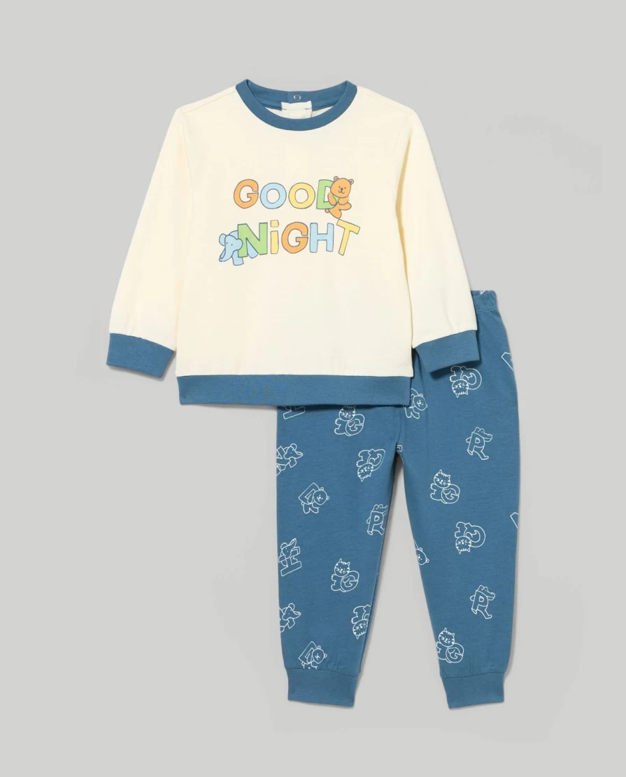 Blukids Newborn Pure Cotton Long Pajama Set for Baby Boys & Girls