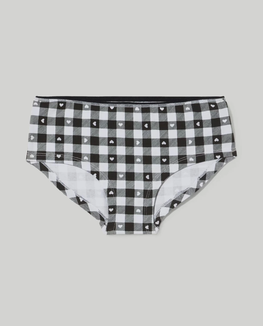 Blukids Youth Girls Cotton Stretch Underwear 3-Pack Soft Comfortable Briefs