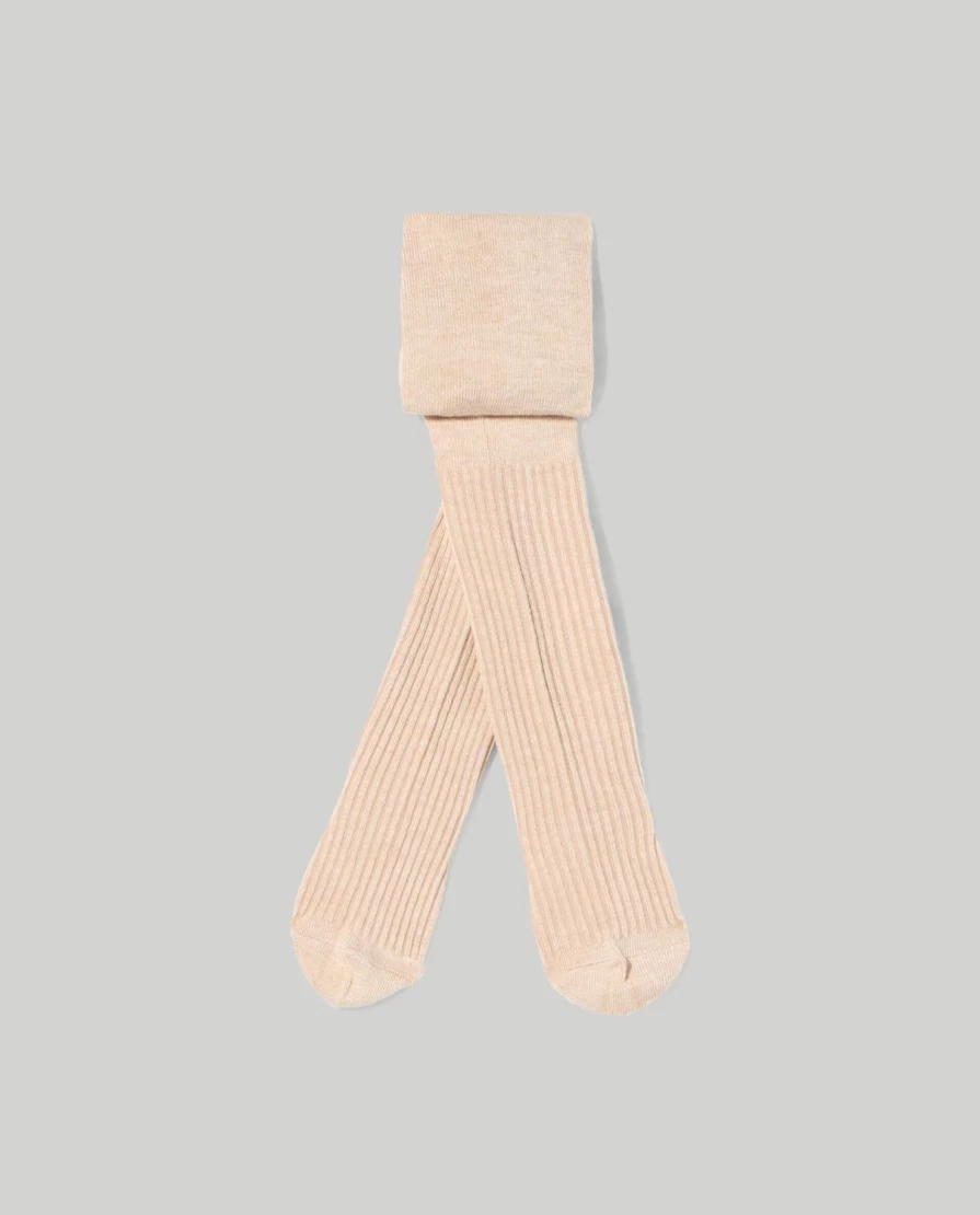 Blukids Newborn Baby Girls Jacquard Bamboo Viscose Blend Tights