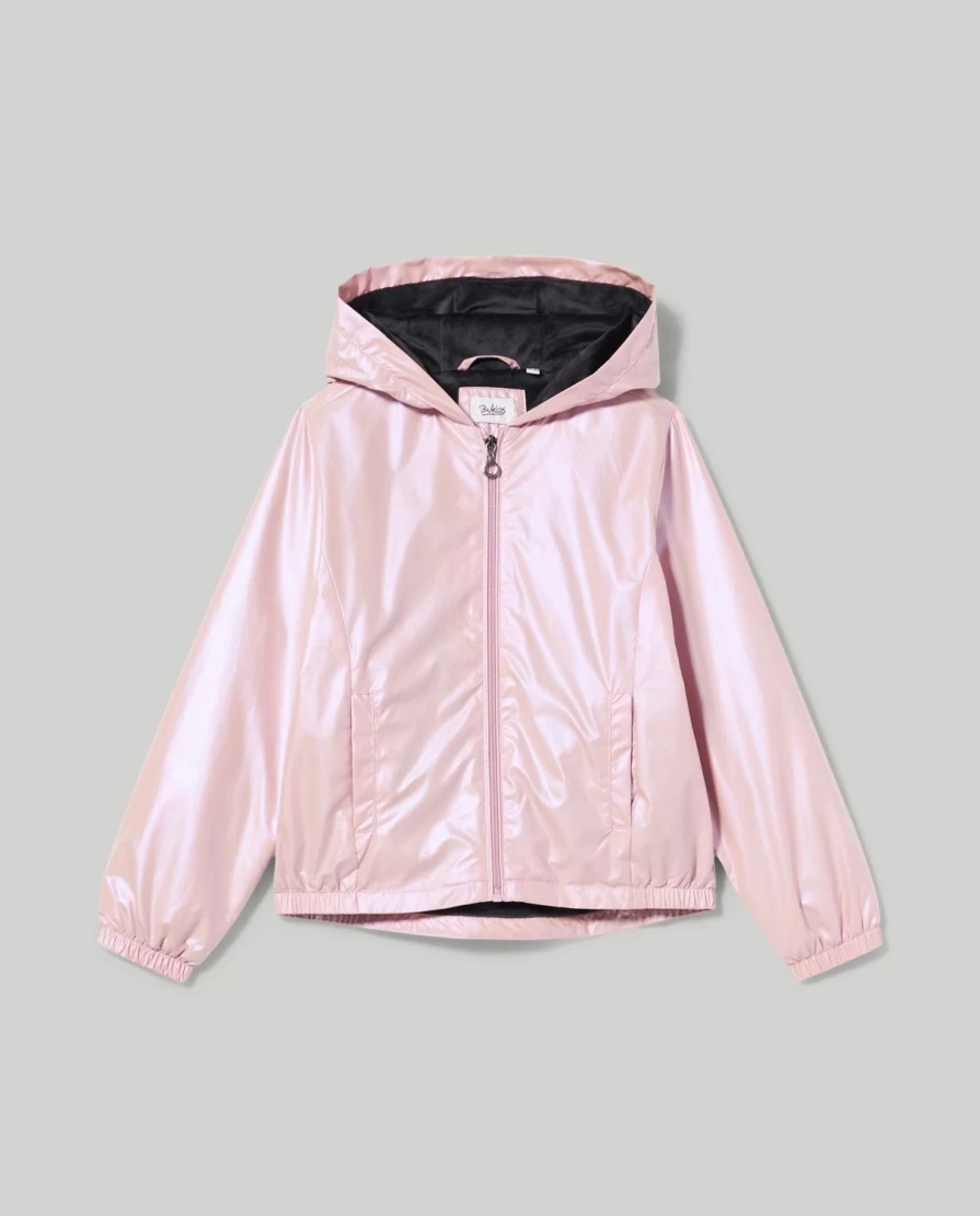 Blukids Youth Pearl Effect Hooded Jacket for Girls