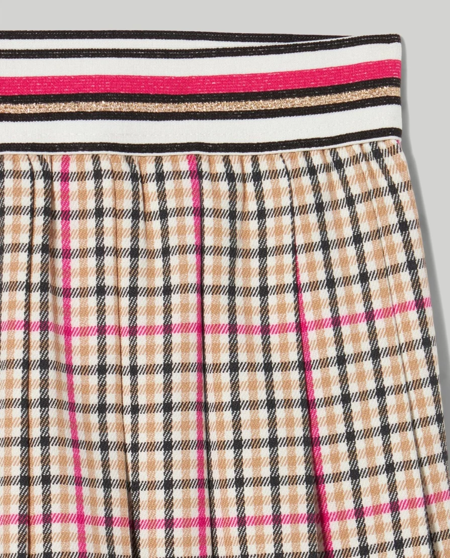 Blukids Youth Girls' Checkered Skirt - Stylish Plaid School Skirt for Teens