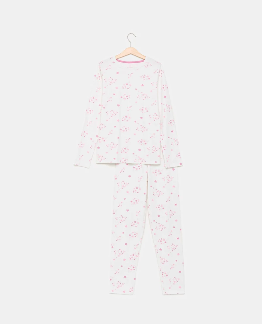 Blukids Youth Long Pure Cotton Pajamas for Girls - Soft & Comfortable Sleepwear