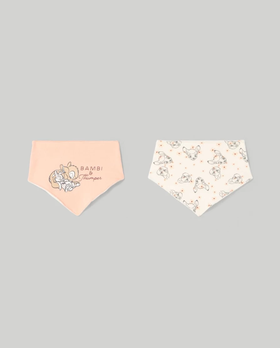 Blukids 2-Pack Soft Pure Cotton Bandanas for Newborns and Infants, Unisex Baby Bandana Set for Boys and Girls
