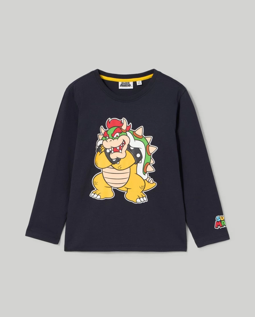 Blukids Boys' Long-Sleeved 100% Cotton T-Shirt for Kids - Soft & Comfortable Children's Top
