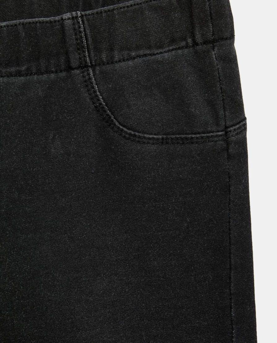 "Blukids Youth Denim Look Cotton Blend Sweatpants for Girls"