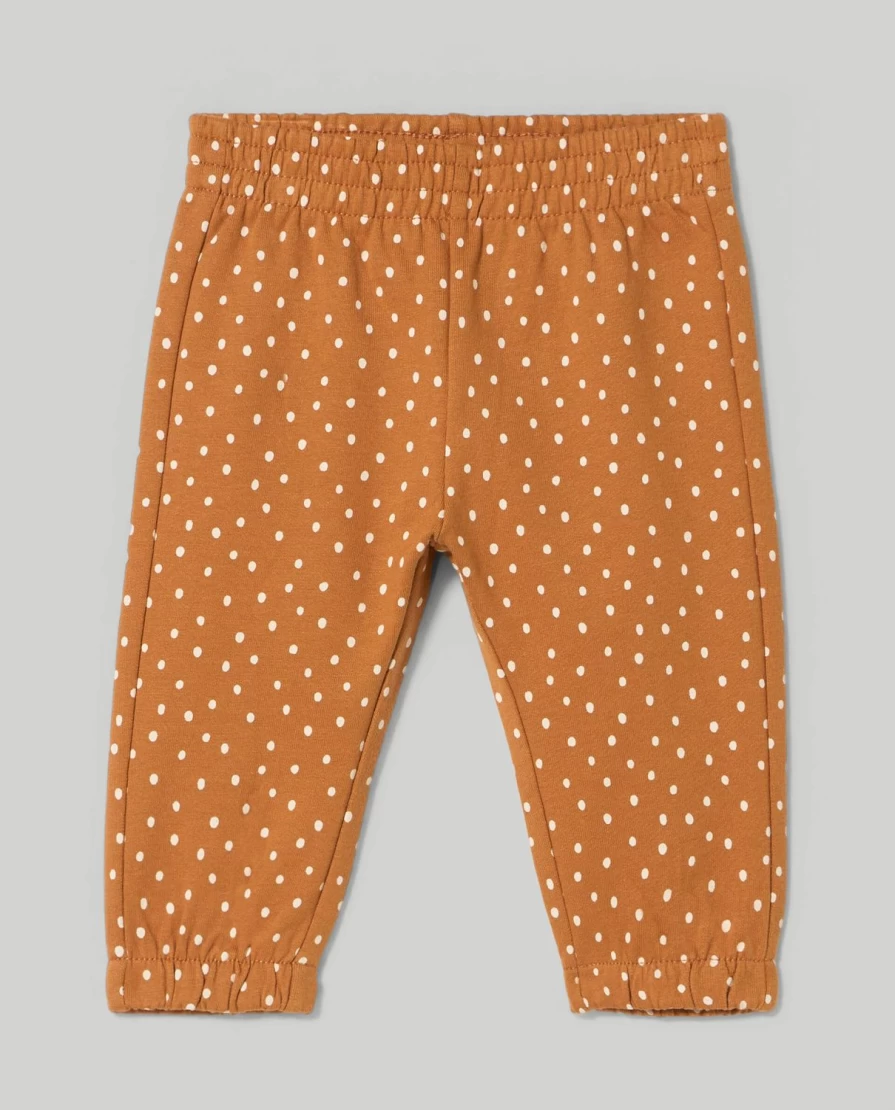 Blukids Newborn Baby Girl French Terry Trousers - Soft & Comfortable Pants