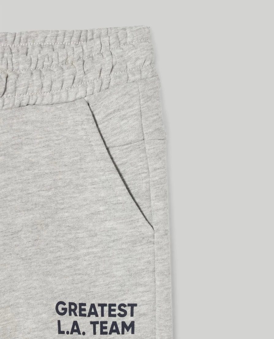 "Blukids Boys' Melange Cotton Jogger Pants for Children"