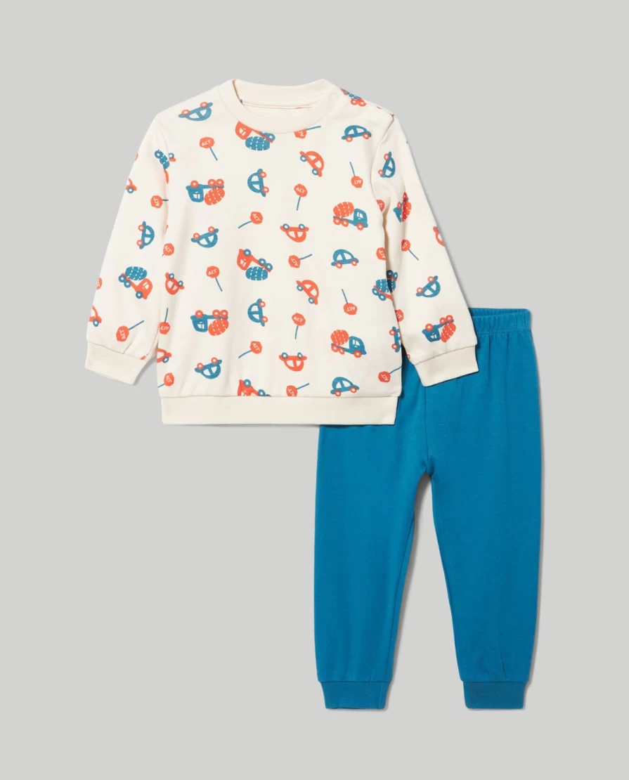 Blukids Newborn 100% Pure Cotton Long Pajamas for Baby Boys & Girls