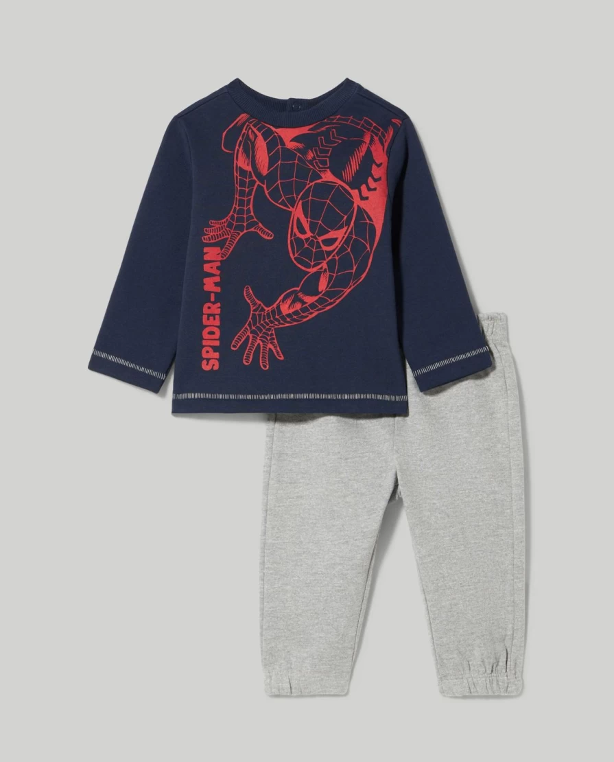 Blukids Newborn Spider-Man Sweatshirt & Joggers Set - Cute Baby Boy Superhero Outfit
