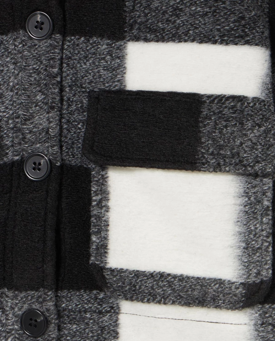 "Blukids Youth Cropped Checked Jacket for Girls - Stylish Fit Fashion"