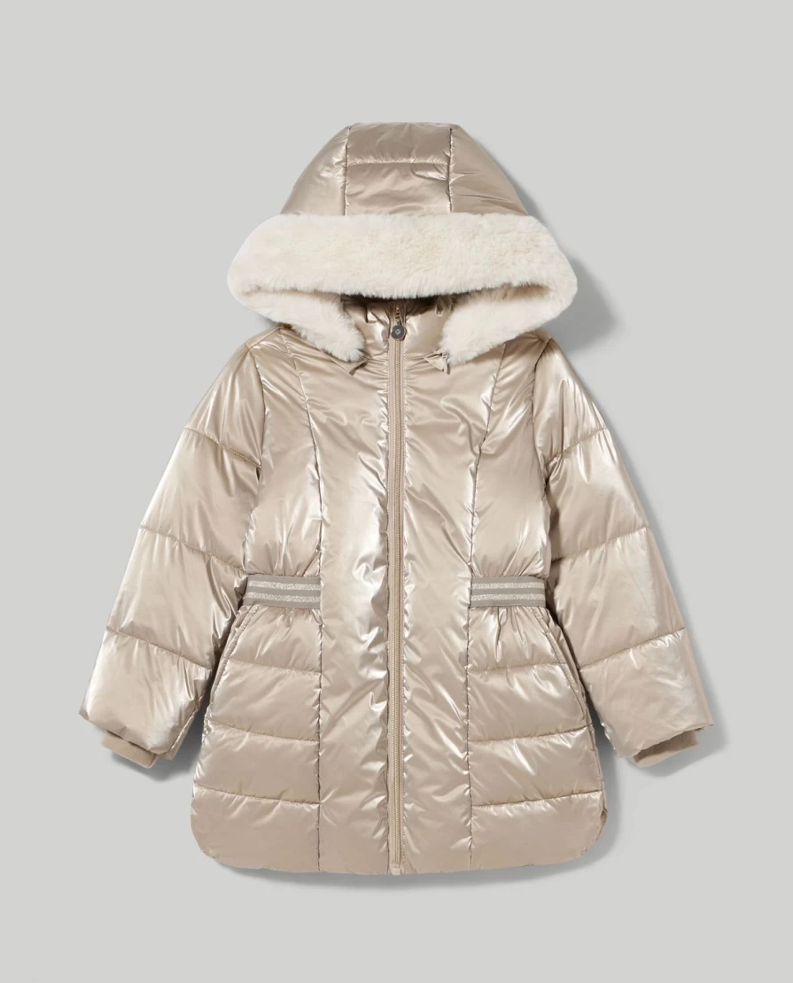 Blukids Recycled Wadding Padded Jacket for Girls - Eco-Friendly Children's Winter Coat