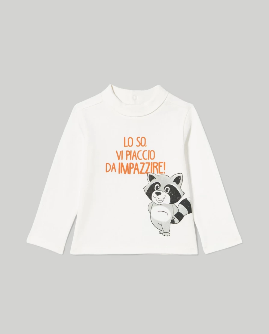 Blukids Newborn Pure Cotton Turtleneck with Adorable Baby Prints - Soft & Comfortable Infant Bodysuit
