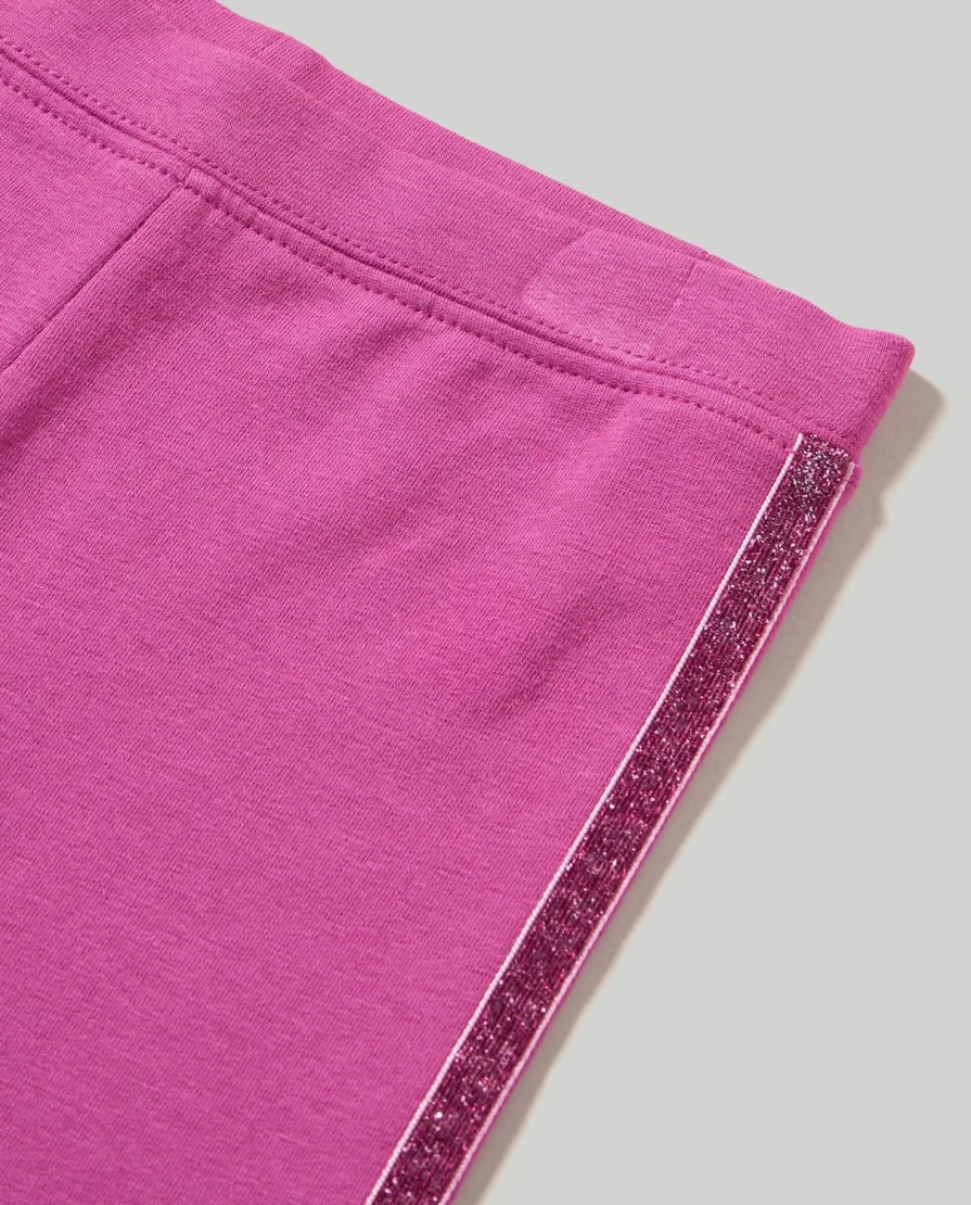 "Blukids Newborn Glitter Stretch Cotton Leggings for Baby Girls"