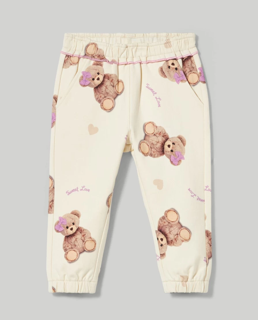 Blukids Newborn Baby Girl Soft Stretch Cotton Trousers for 0-3 Months