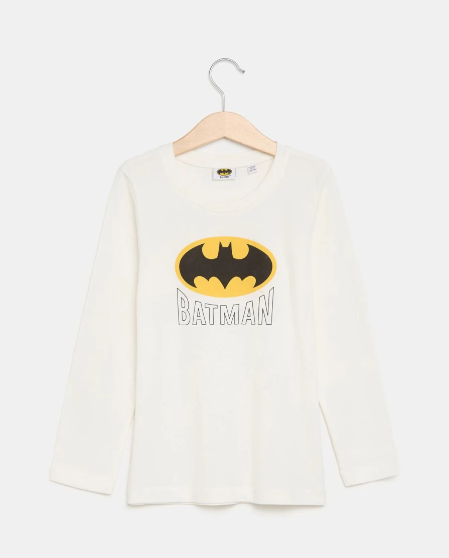 Blukids Boys Batman Cotton T-Shirt - Soft Jersey Tee for Kids