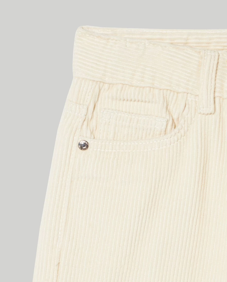 Blukids Youth Girls' Soft Pure Cotton Velvet Trousers for Comfort & Style