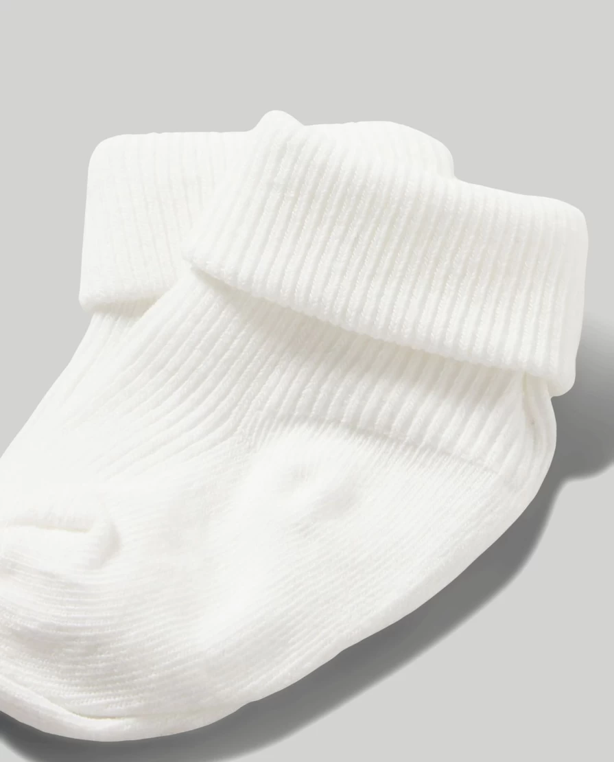 Blukids Newborn Cotton Blend Short Socks for Babies - Soft & Comfortable