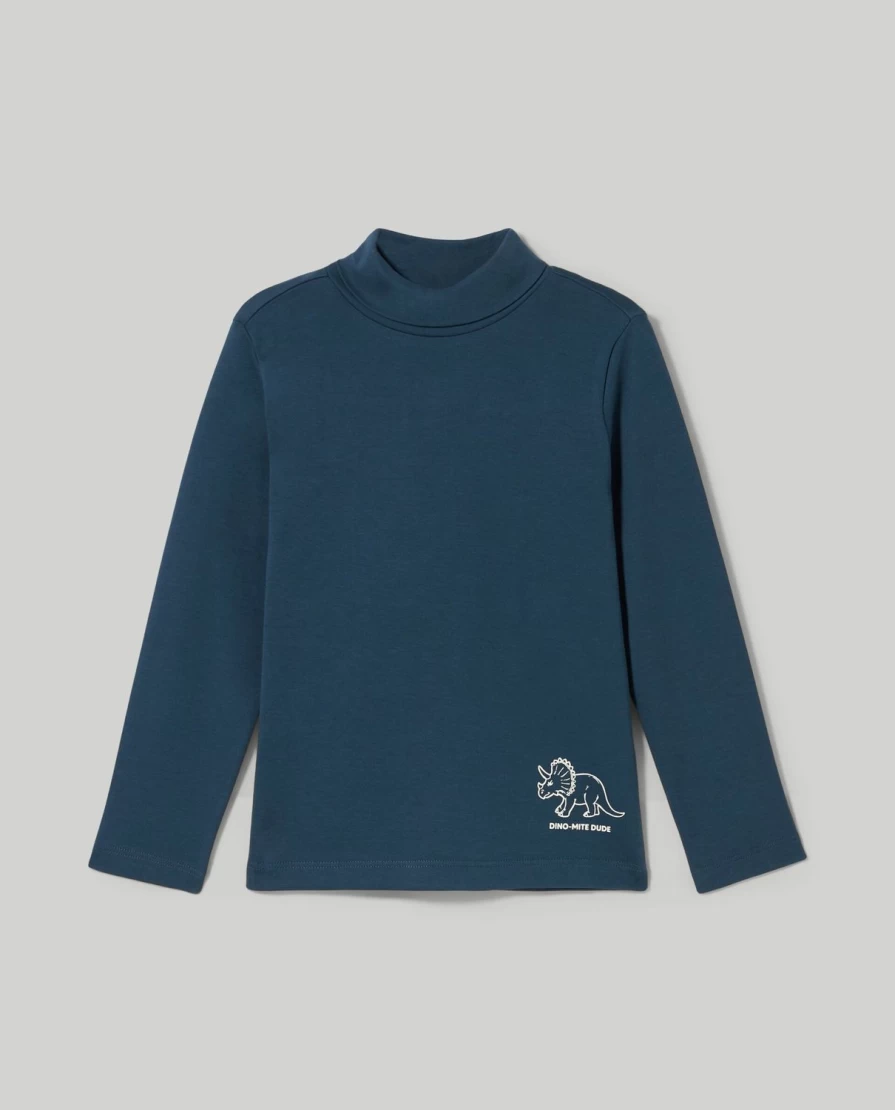 Blukids Soft Pure Cotton Turtleneck Top for Kids - Comfortable Children's Clothing