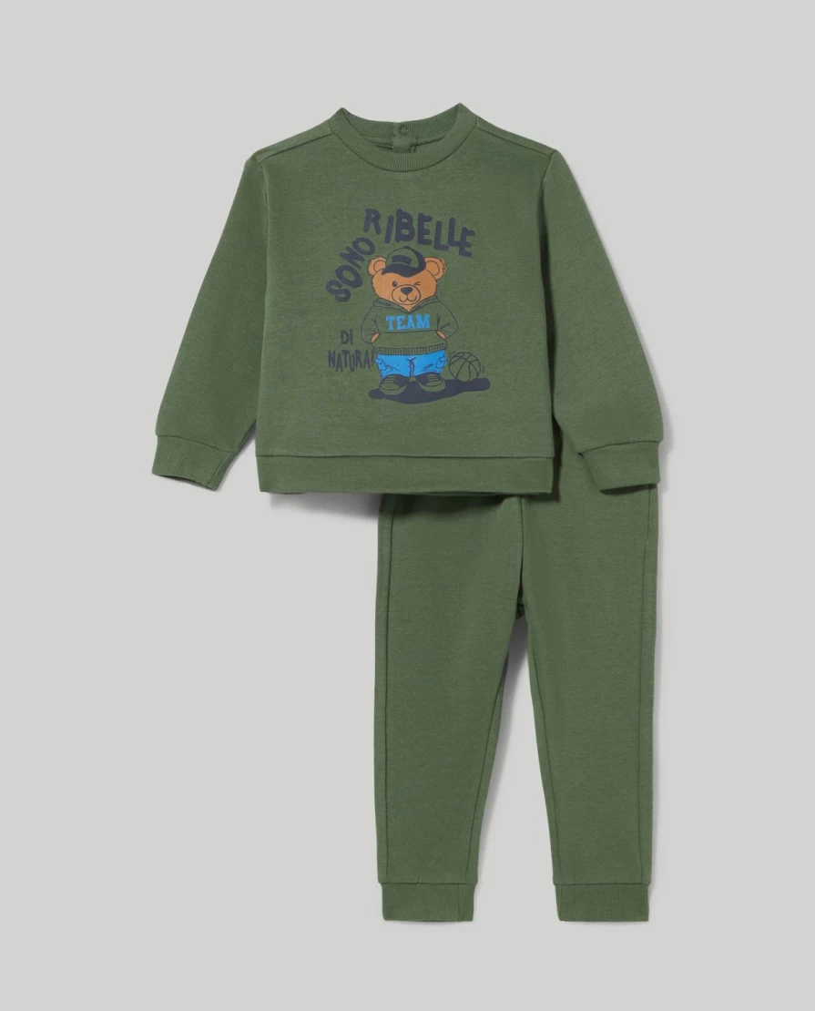 Blukids Newborn Pure Cotton Jogging Set - Soft Sweatshirt & Pants for Babies