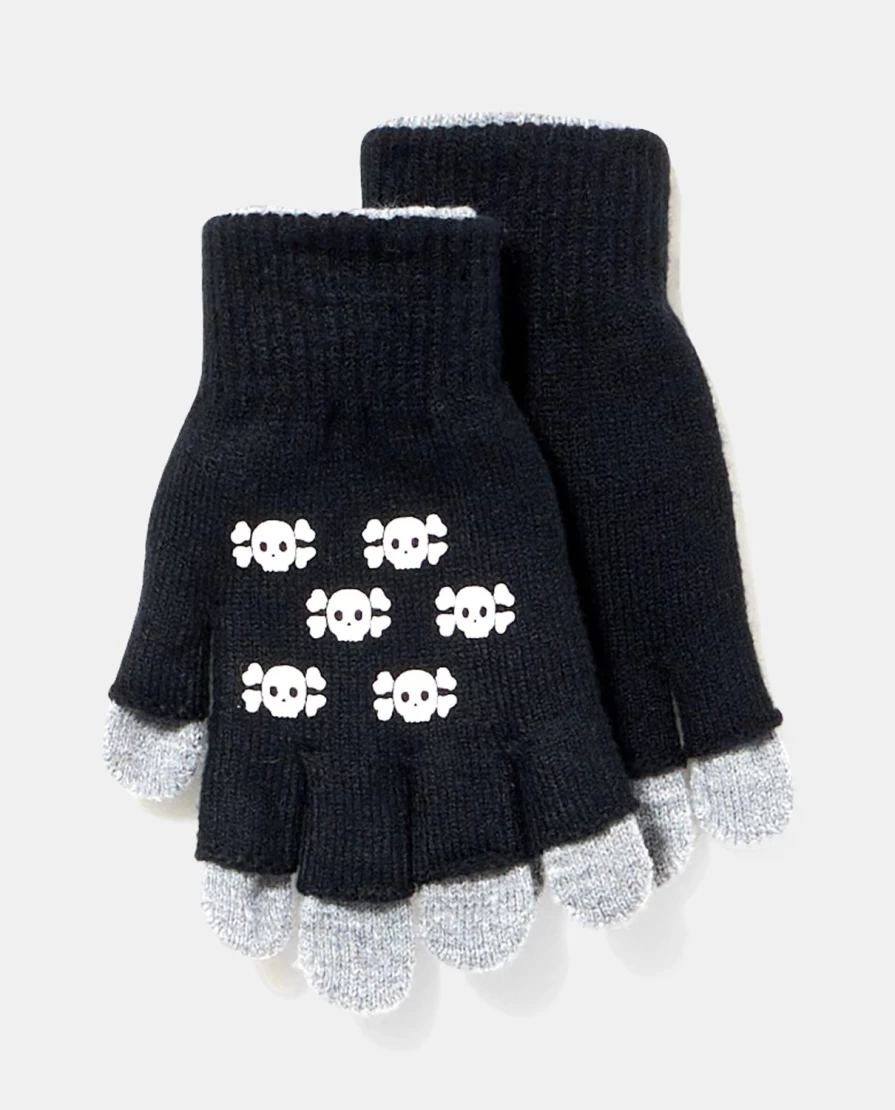 Blukids Children's Tricot Gloves with Fun Prints - Soft & Comfortable