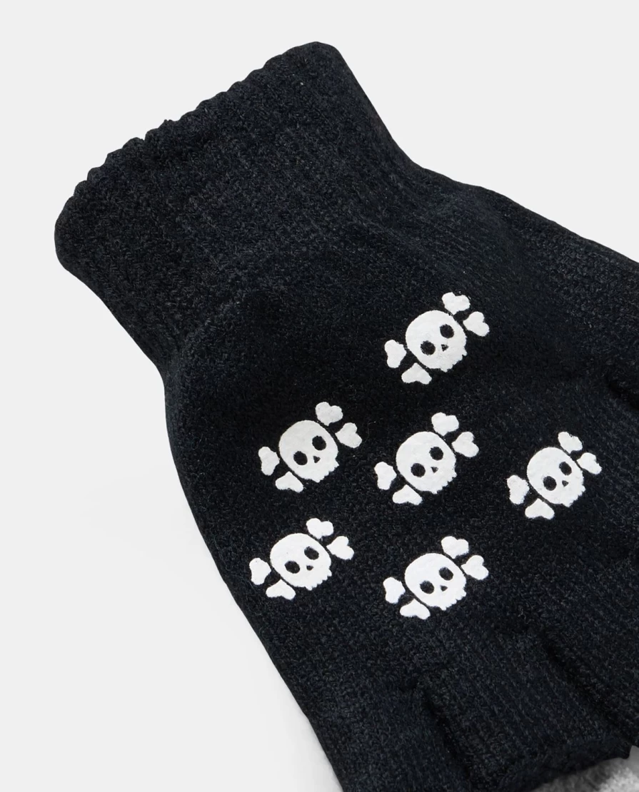 Blukids Children's Tricot Gloves with Fun Prints - Soft & Comfortable