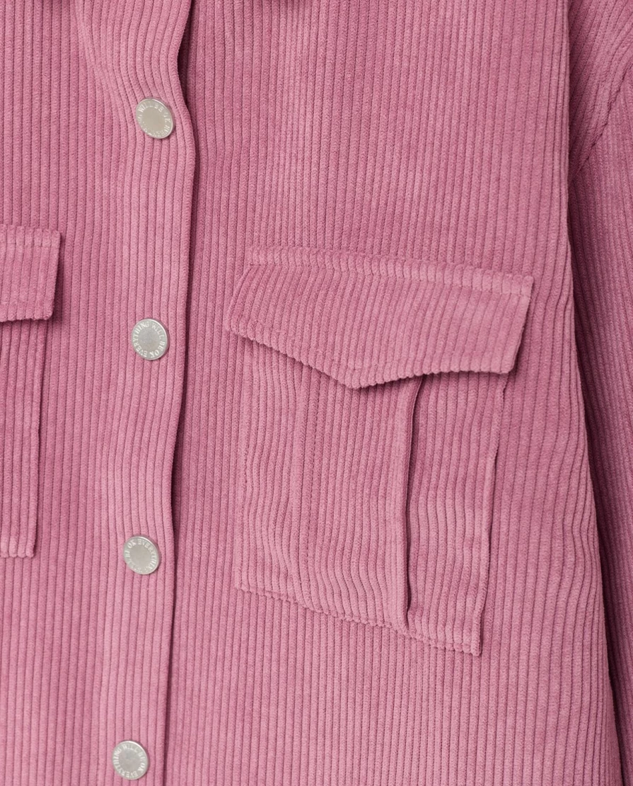 Blukids Youth Oversized Corduroy Shirt for Girls - Comfortable & Stylish Casual Wear